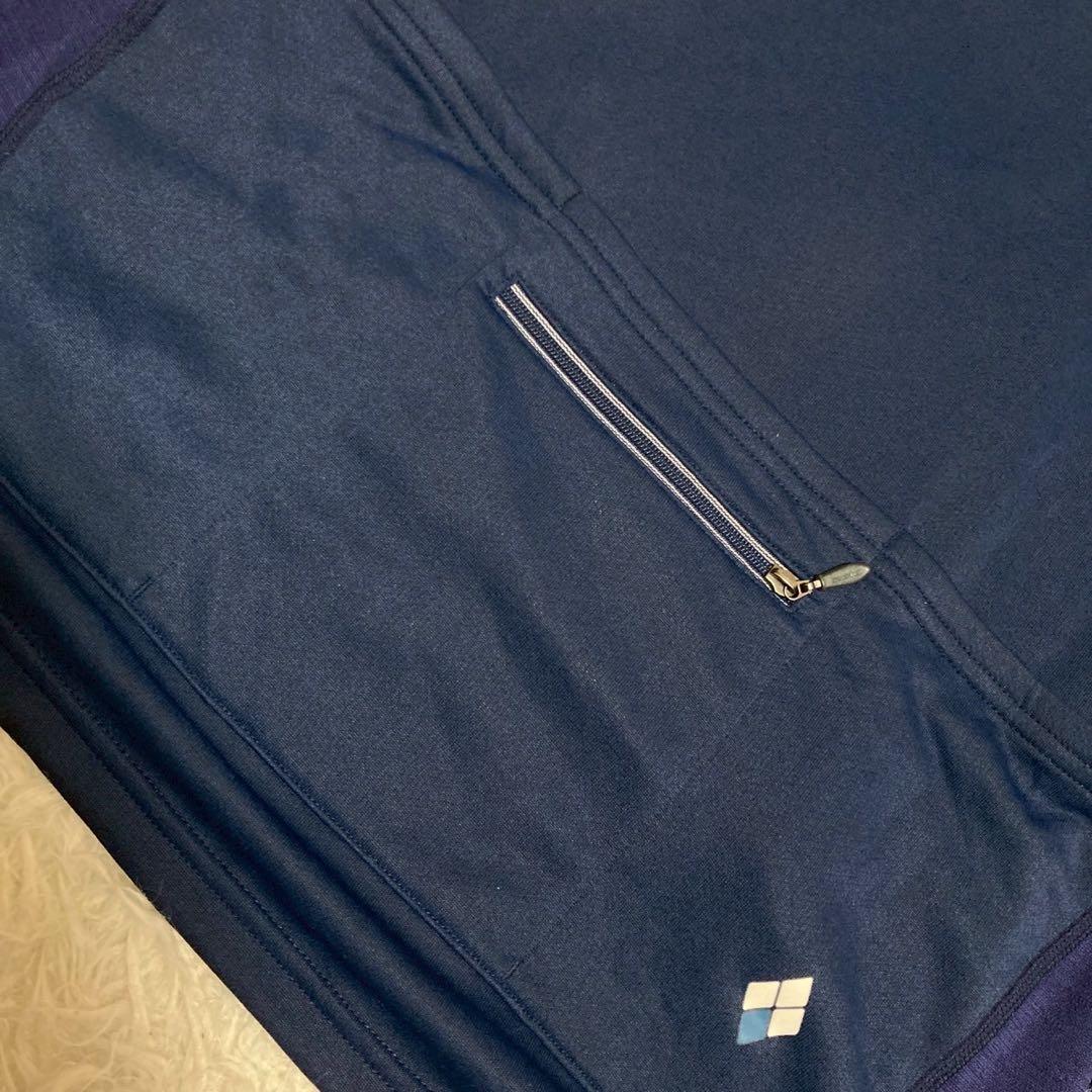 mont-bell メリノウールサイクルジャージ ネイビー L