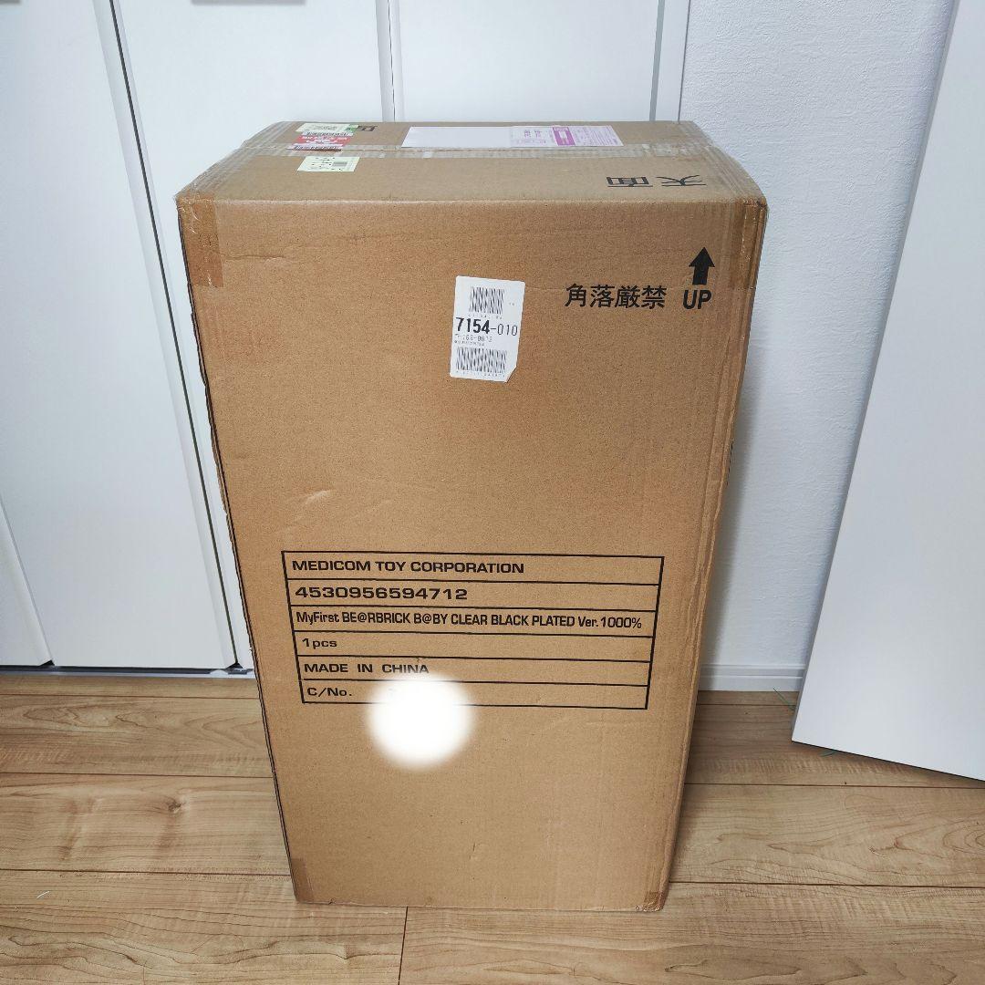 その他 MY FIRST BE@RBRICK B@BY CLEAR BLACK