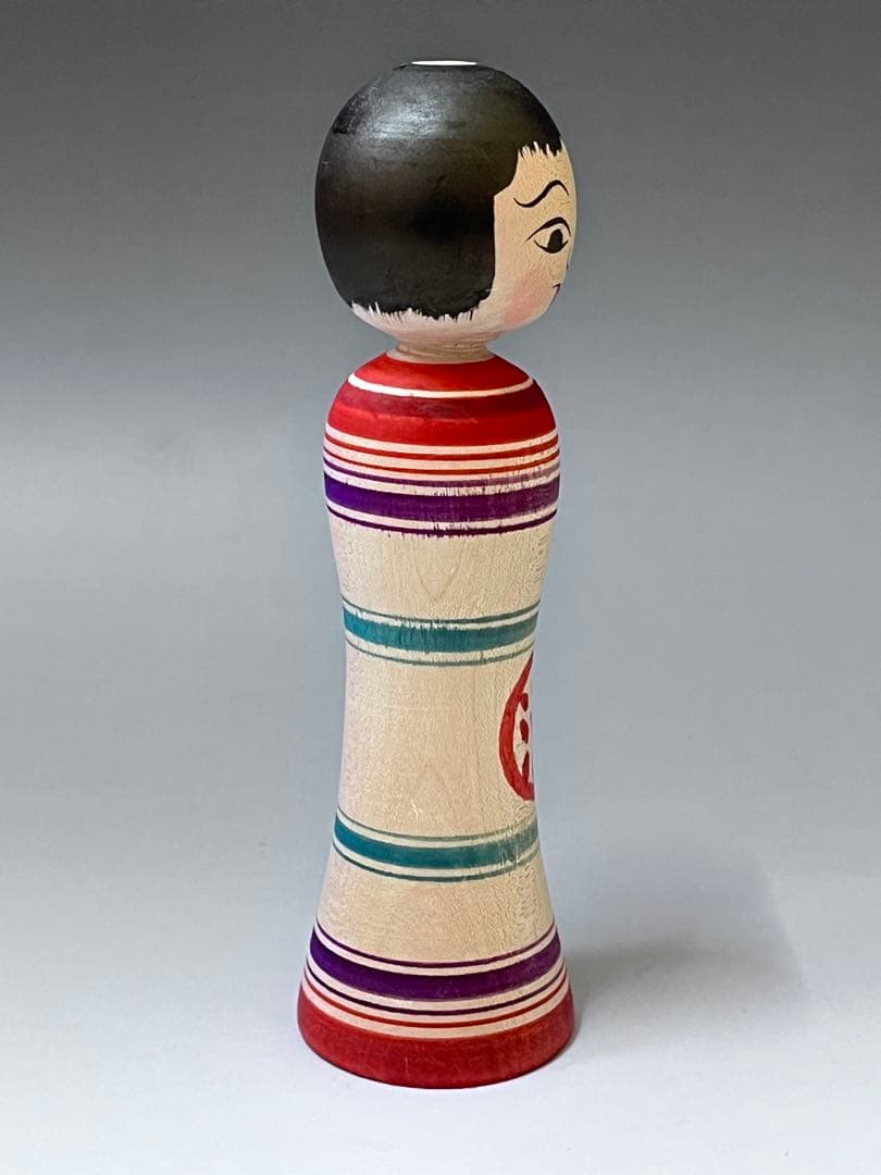 C449 こけし　レア　こけし奥瀬恵介　津軽系　伝統こけし　日本人形