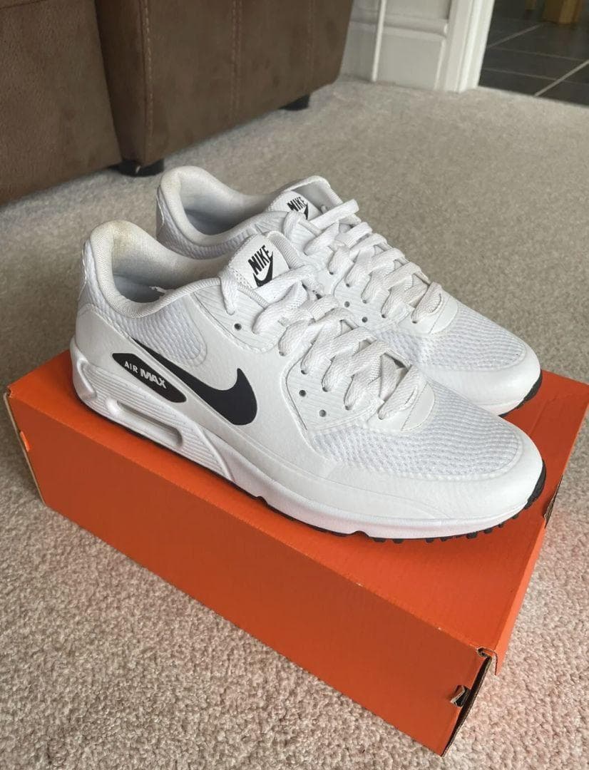 値下げ激レア！NIKE AIRMAX90GOLFナイキエアマックス白黒28.0③