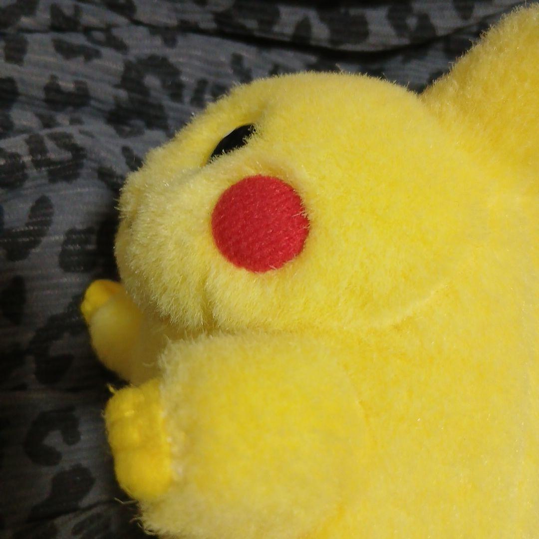 TOMY ピカチュウ ぬいぐるみ　初期　美品　レトロ　当時物　初代　ポケモン