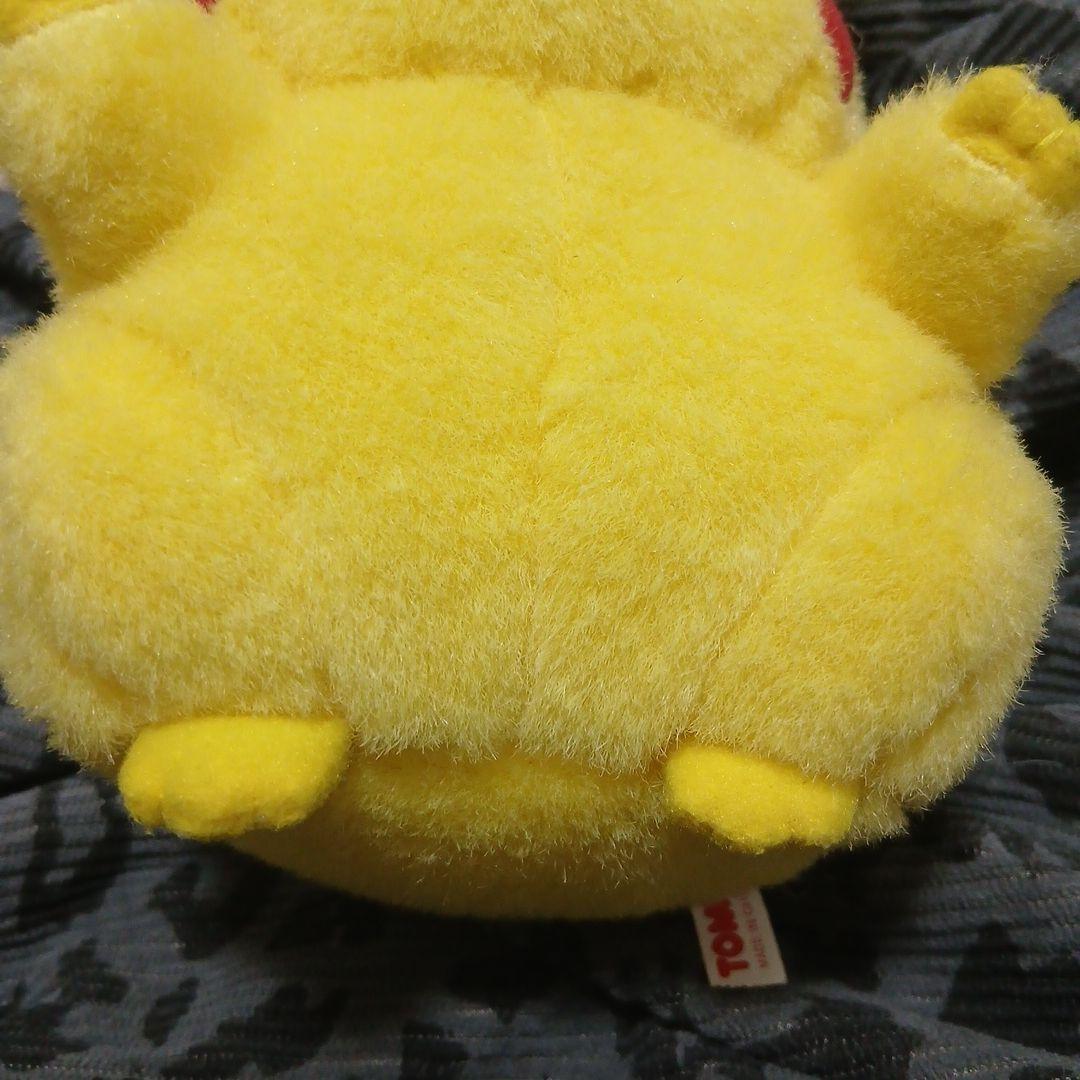 TOMY ピカチュウ ぬいぐるみ　初期　美品　レトロ　当時物　初代　ポケモン