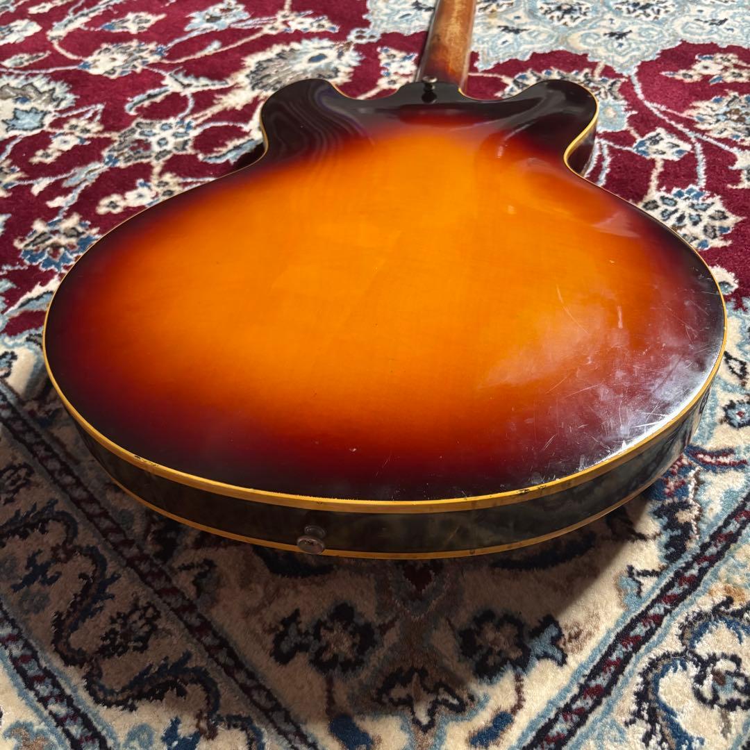 Argus アーガス セミアコ ES-335タイプ フレットエッジバインディング