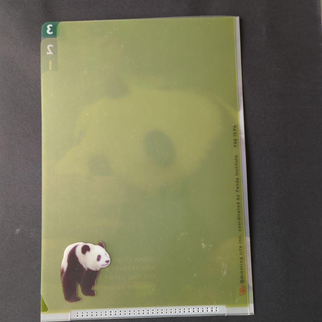 パンダ　ミニクリアファイル　他