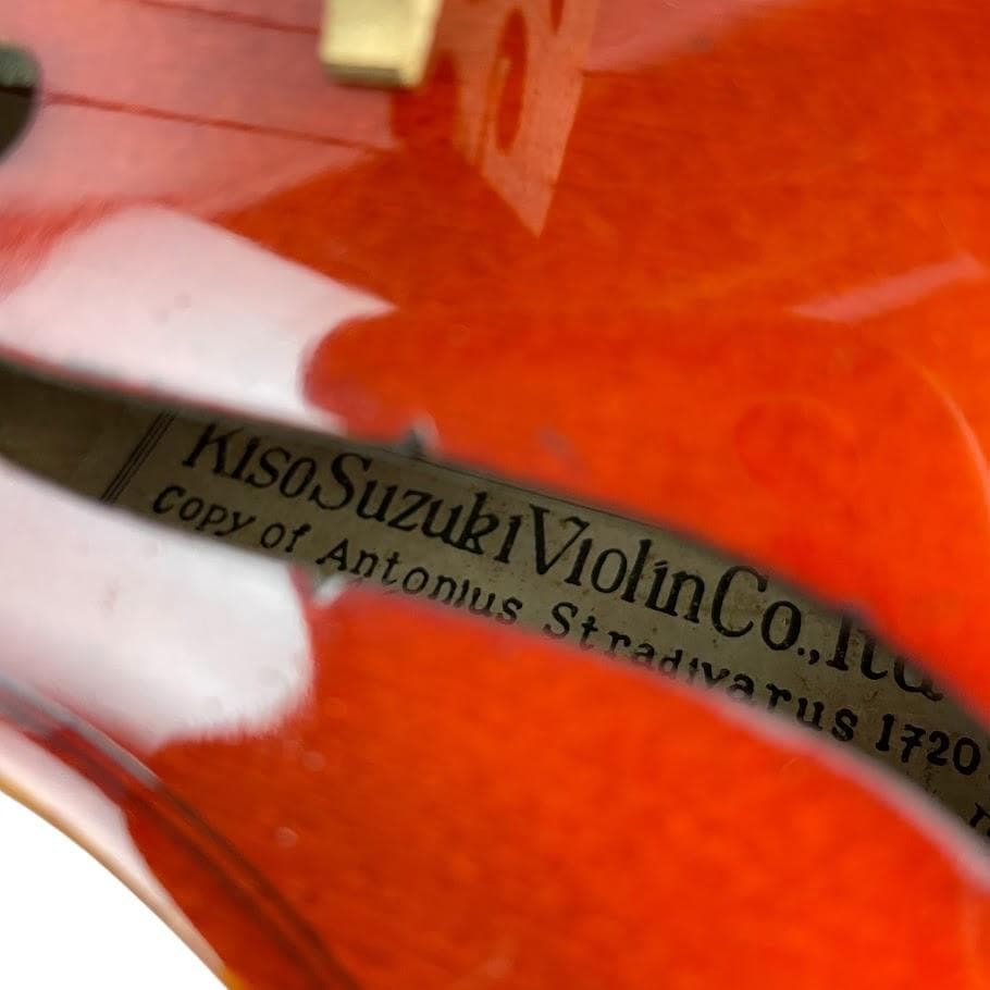 美品●木曽鈴木バイオリン● 優上位 No.8 4/4 1973年製 SUZUKI
