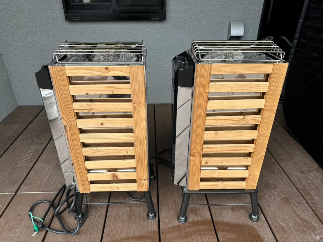 おうちDEサウナ『Rich』：ストーブ【2台】＋２人用テント 専用ひしゃく付