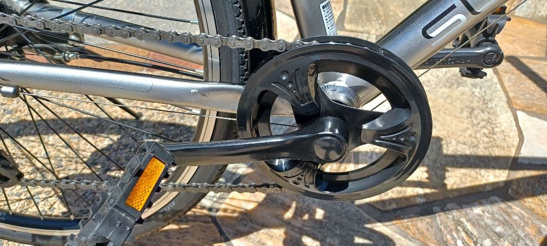 子供　スレイド　クロスバイク　26インチバスケット付き