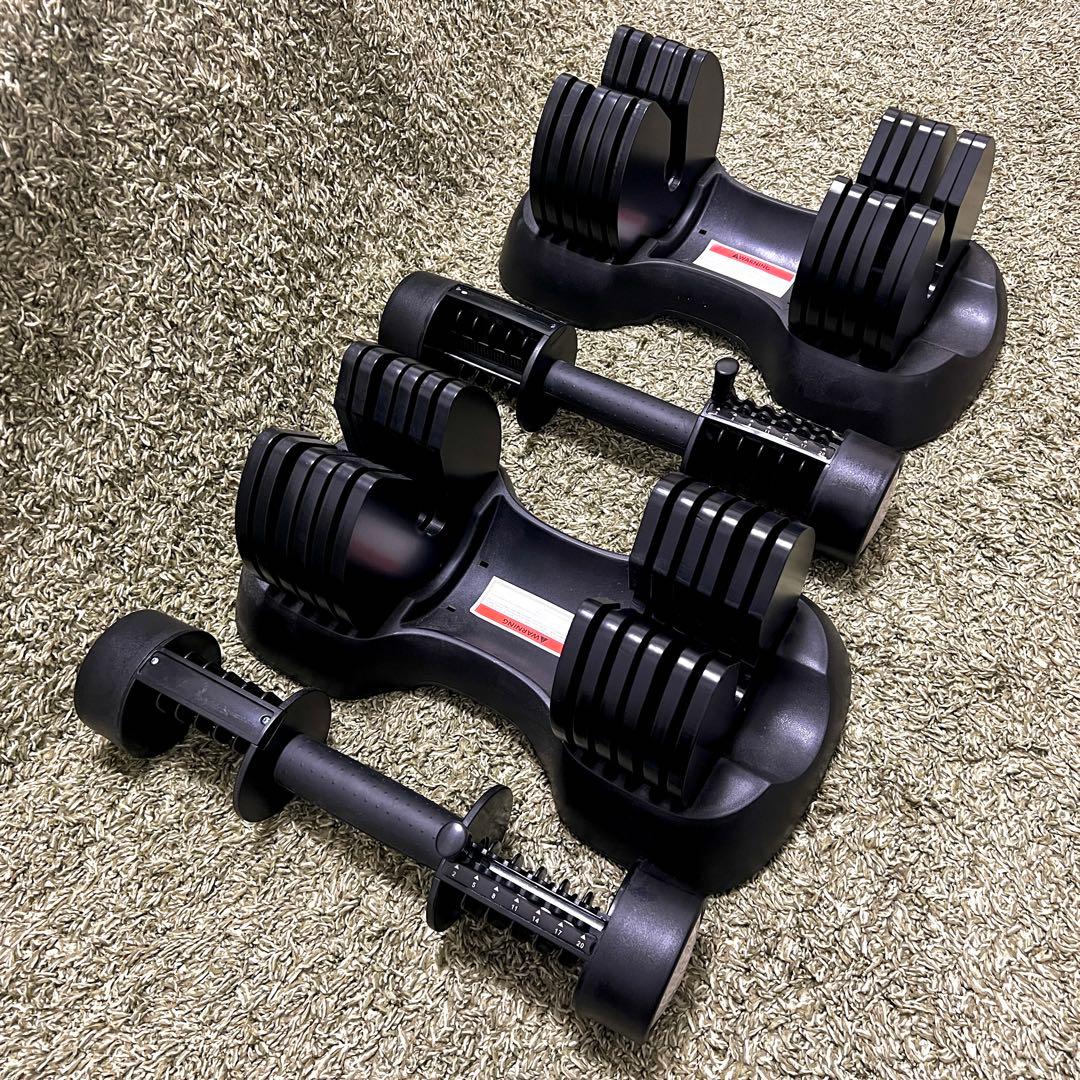 購入時注意！　2-① 片方　ATIVAFIT 可変式ダンベル 2-20kg