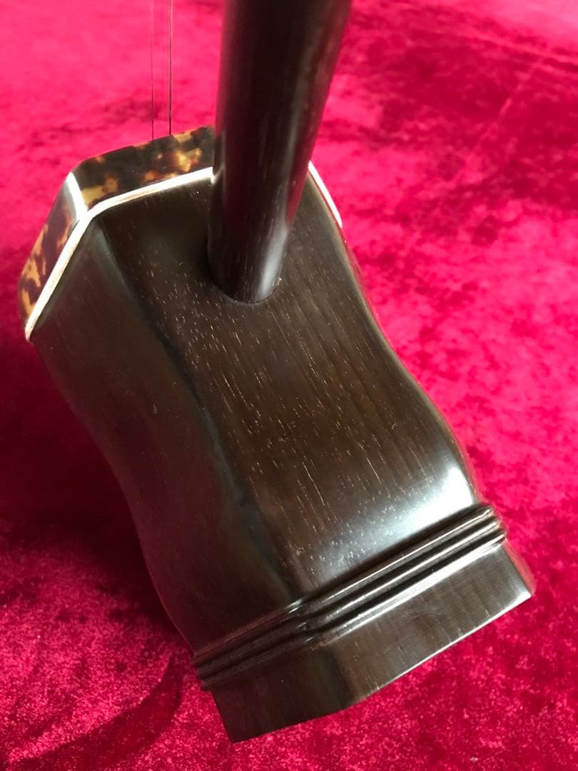 格安・二胡★最上級明清老紅木★錦蛇皮★古月琴坊・万其興製作★十年保証★必需品揃い