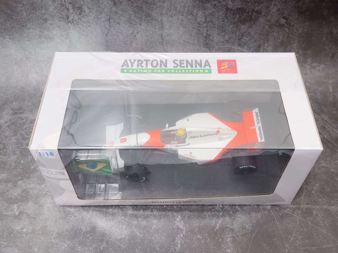 ブラジル別注 1/18 マクラーレン MP4/8 セナ1993 セナコレ