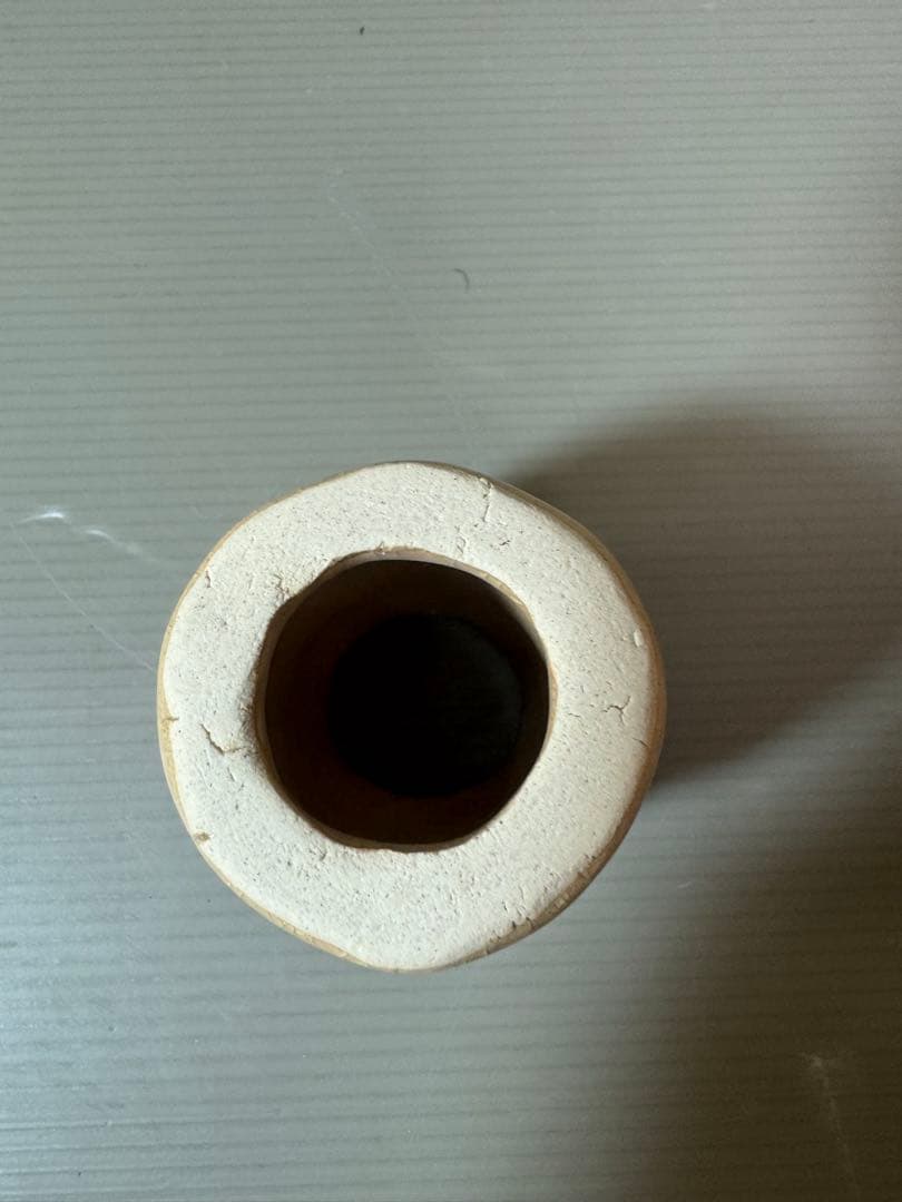 2873 萩焼　新庄助右衛門窯　蓋置　未使用