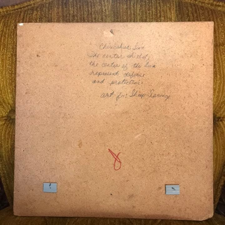 貴重★ネイティブアメリカン　太陽　サンドペイント砂絵　ナバホ族ビンテージアリゾナ