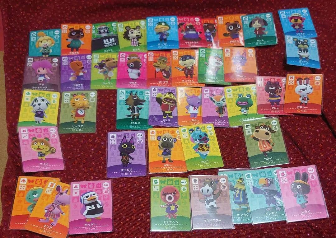 どうぶつの森 amiboカードとamibo4つ