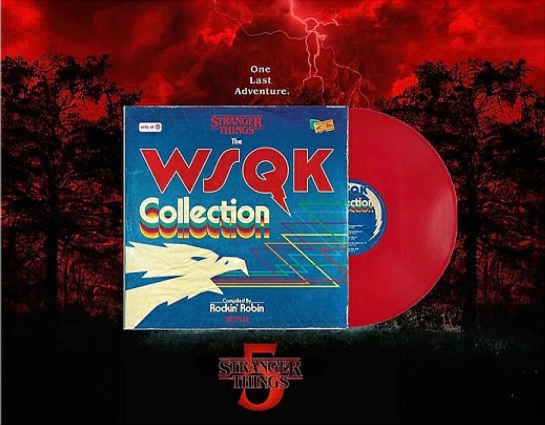 米国限定 ストレンジャーシングス WSQK レコード コレクション ロビン
