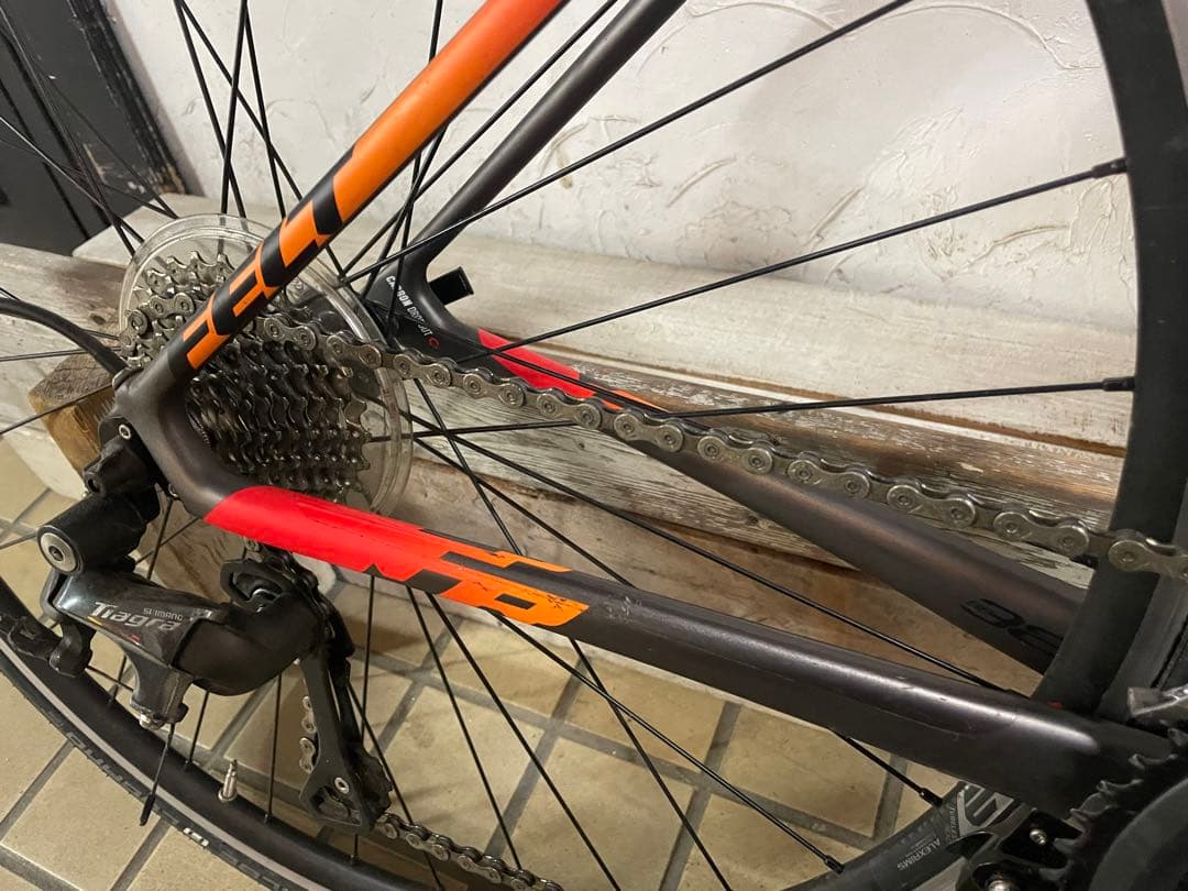 FELT ロードバイク 2x10速 グレー/オレンジ/赤