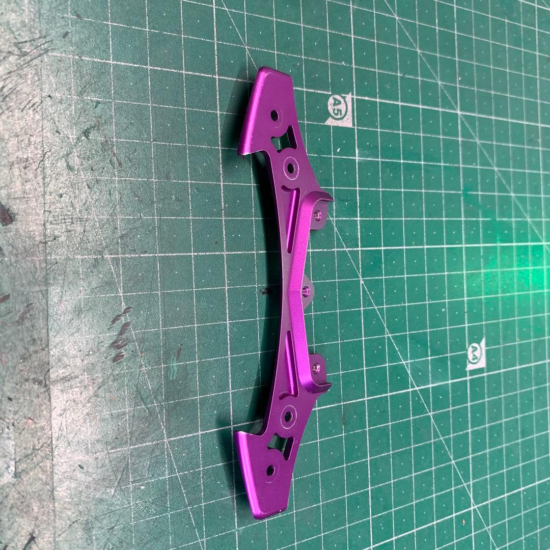 Overdose アルミバンパーラジコンパーツ 紫