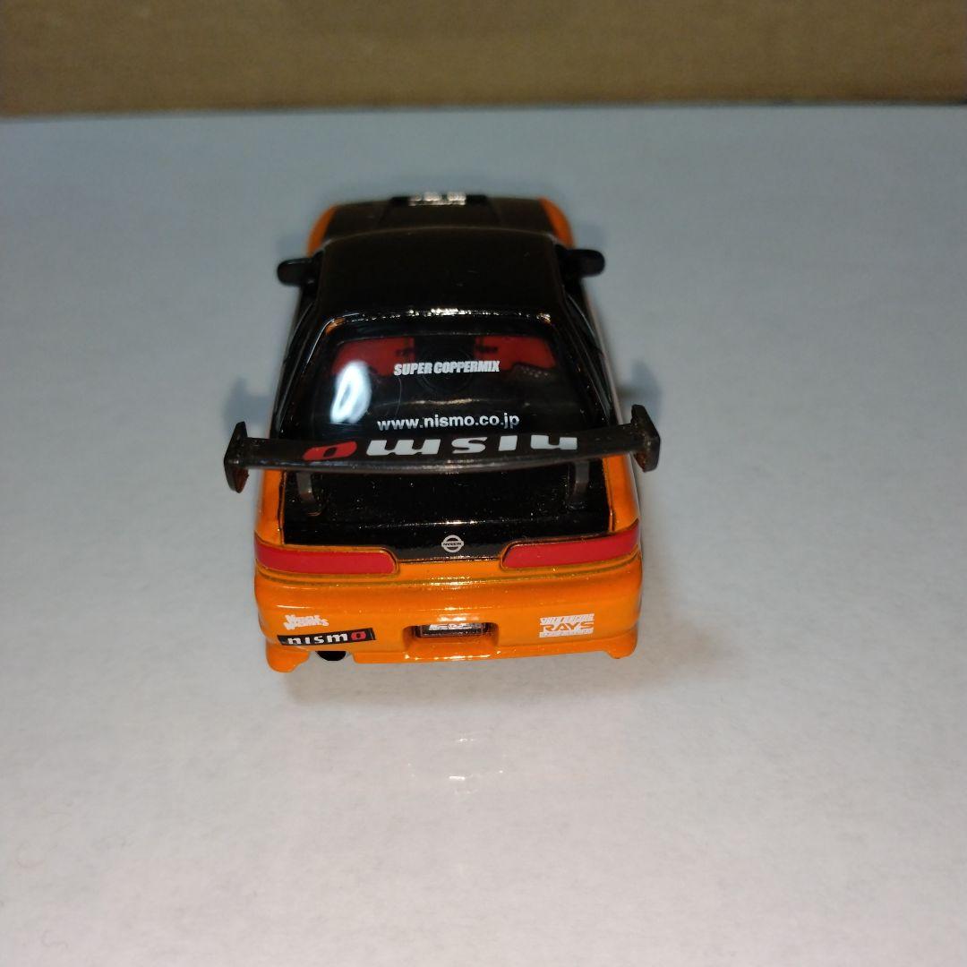 難あり 1/64 マッスルマシーン 6 シルビア Ｓ13 オレンジ