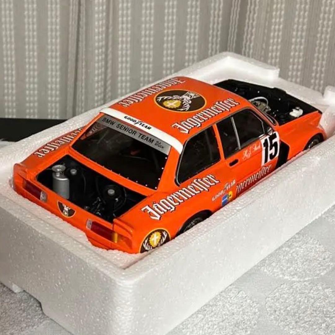 ミニチャンプスBMW320i FALTZ イエーガーマイスターオレンジ　1/18