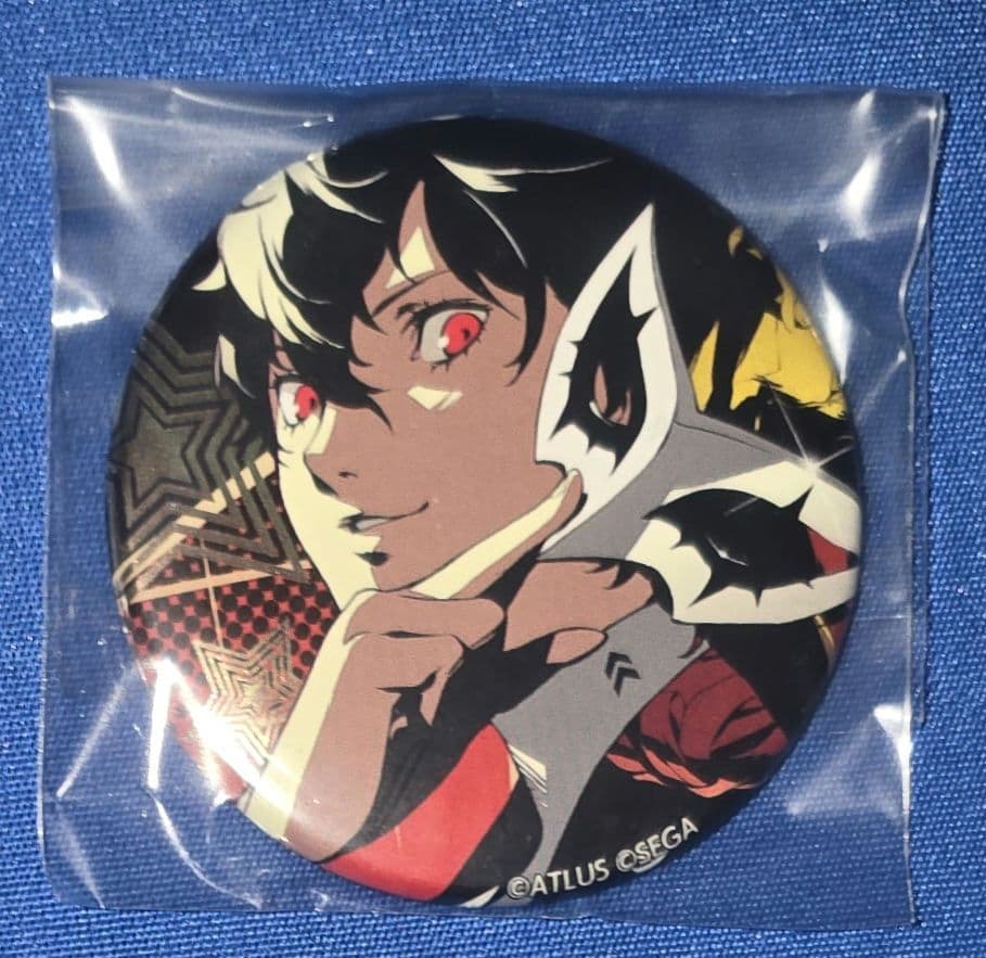 ※1月末頃取り下げ予定※ペルソナ　缶バッジ　主人公