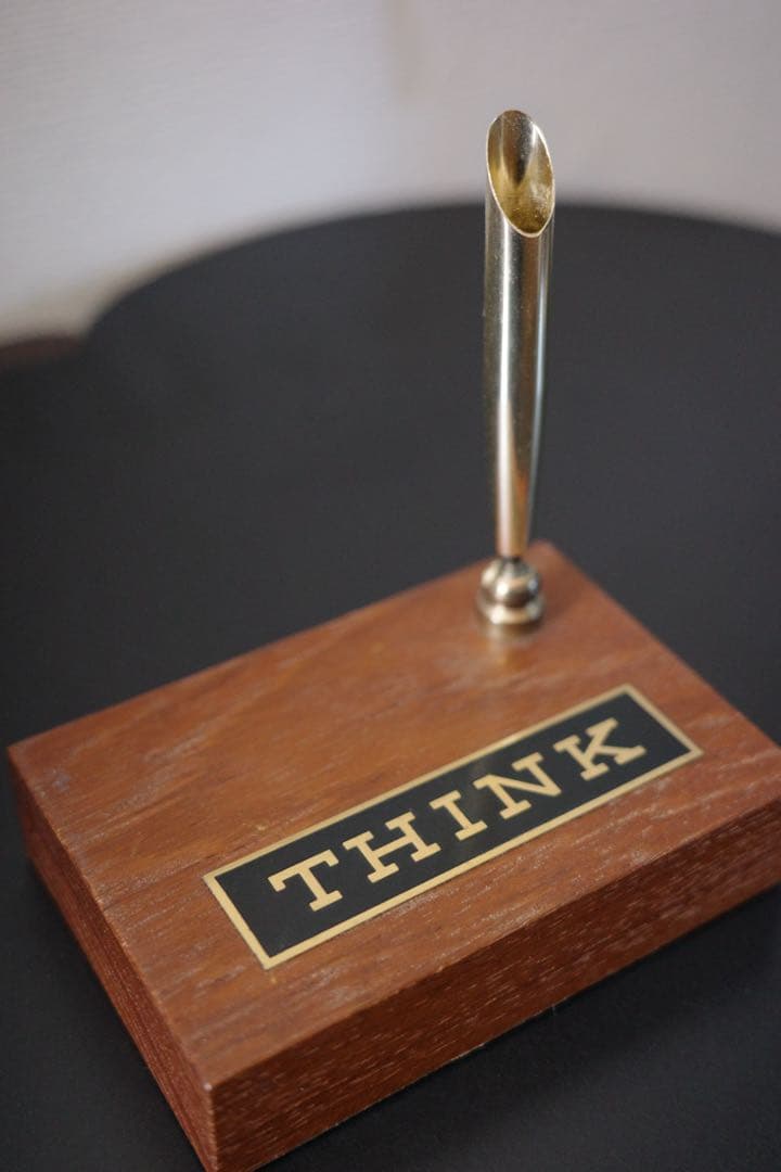IBM 「THINK」ペンホルダー / ビンテージ / 当時物 / 非売品