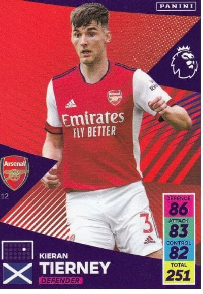 【送料無料】 アーセナル　キーラン・ティアニー オーセンティック ホーム （M）