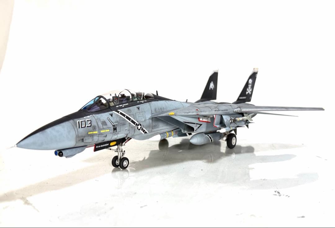 タミヤ1/48 F-14D TOMCAT ジョリーロジャース仕様VF-103