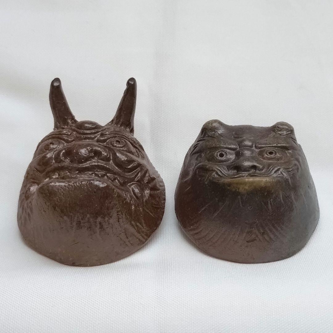 備前焼　木村玉舟　鬼面　ぐい呑み