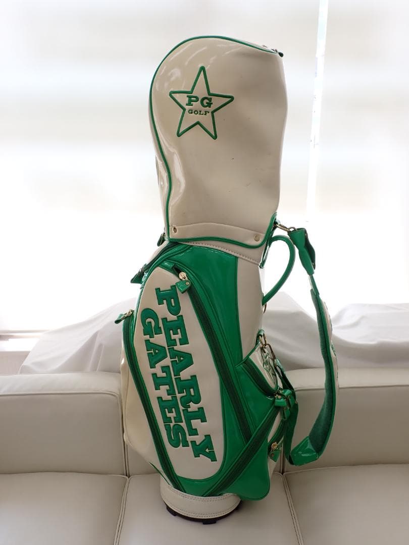 パーリーゲイツ ゴルフ キャディバッグ スマイル エナメル　a