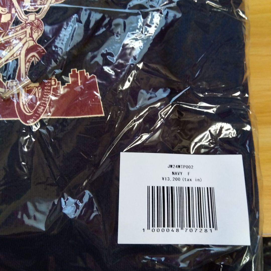 JIMWAG 自転車キャラクター Tシャツ NAVY F