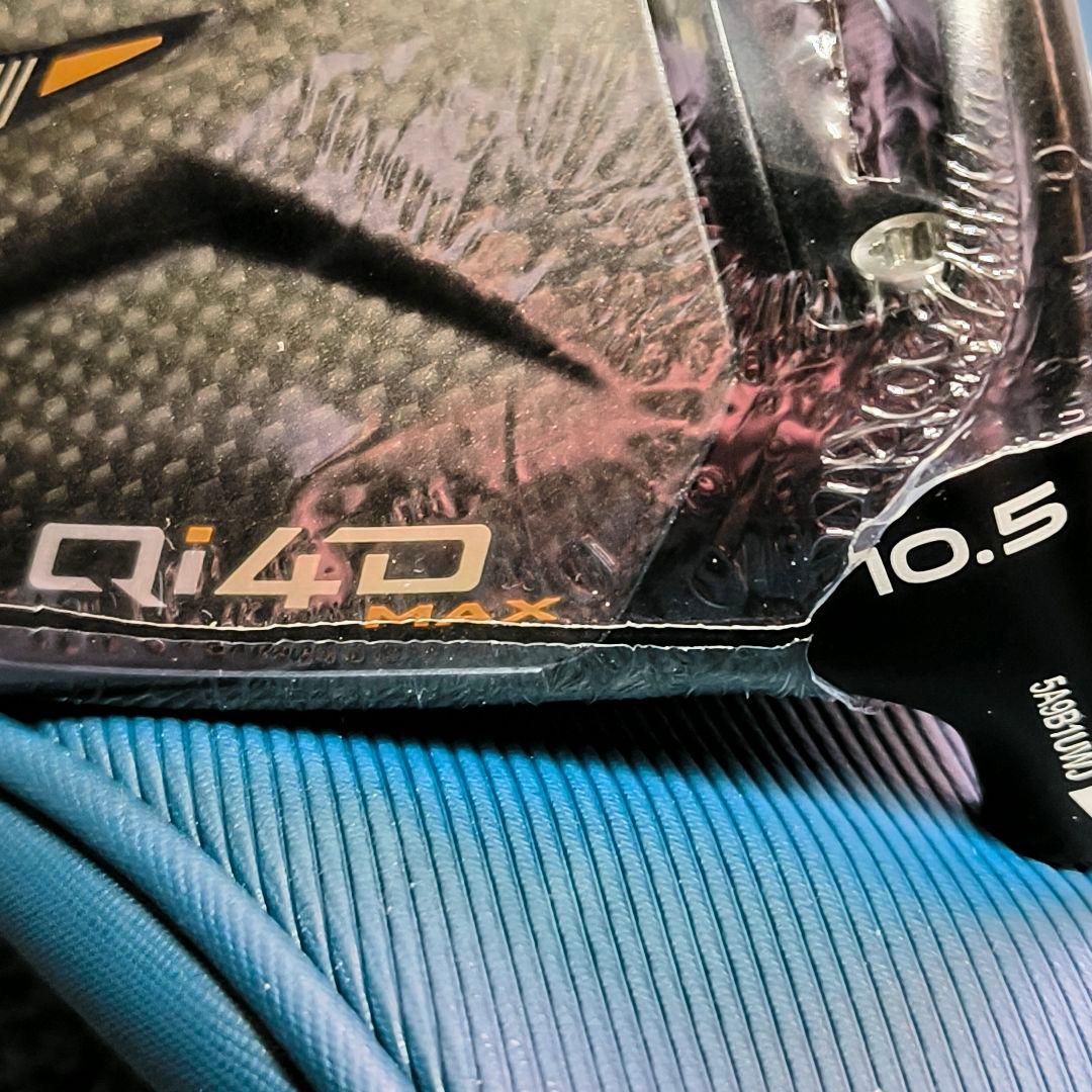 【新品未使用】 テーラーメイド Qi4D MAX ドライバー 10.5度 ヘッド