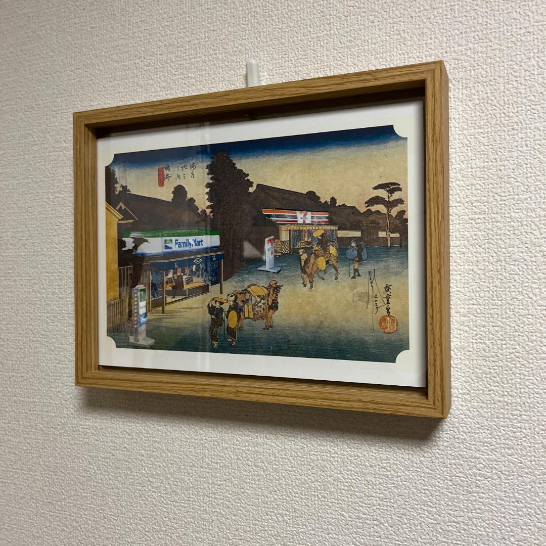 現代のコンビニ浮世絵