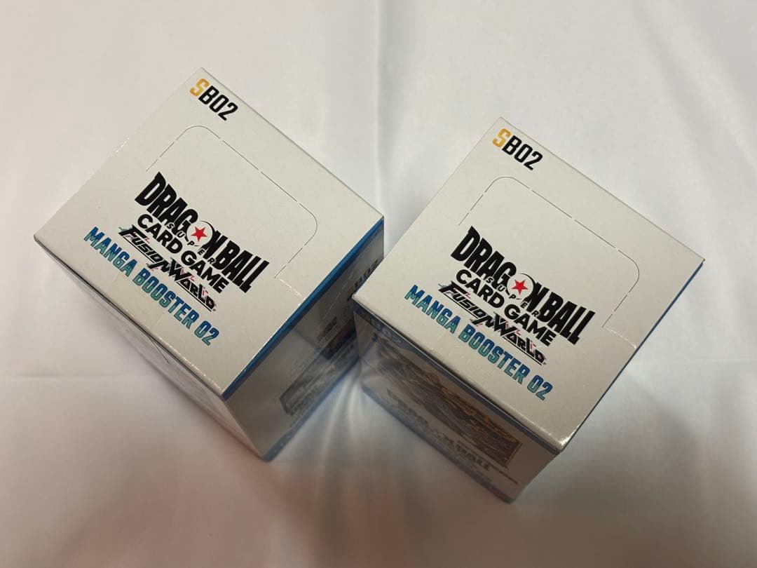 ドラゴンボールカード　マンガブースター　02 未開封box テープあり　2箱