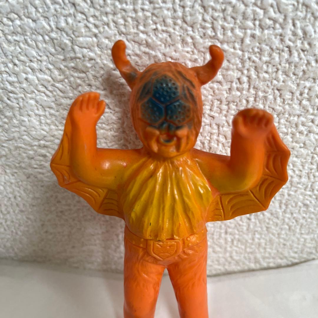 ⚠️当時物・貴重　仮面ライダー　蜘蛛男　クモ男　旧バンダイ　ミニソフビ