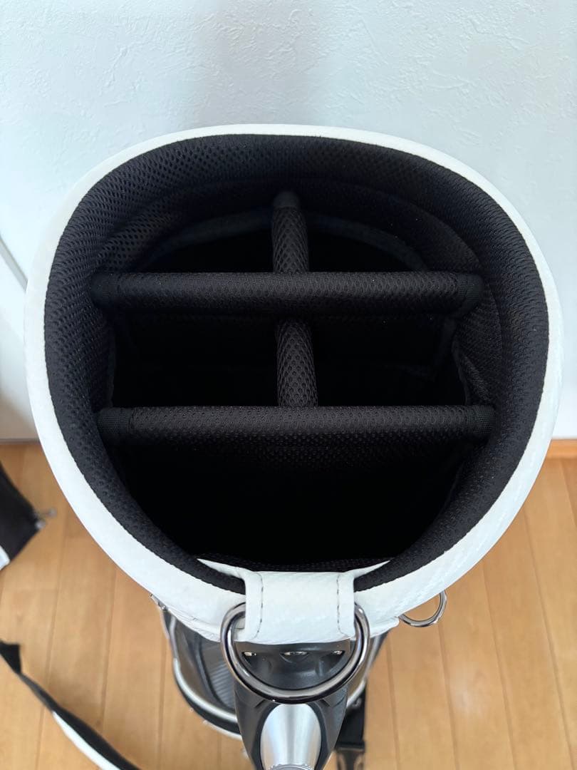 PUMA プーマ コア キャディバッグ ホワイト/ブラック 9.0型