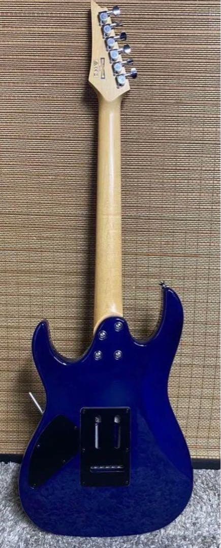 Ibanez エレキギター 青 ギターケース付き