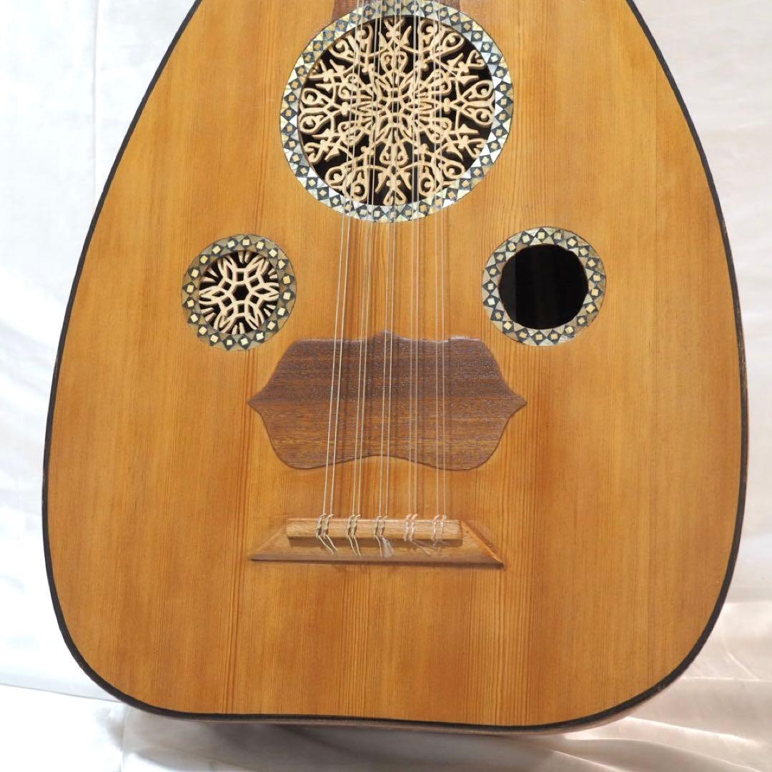ウード 本体 ソフトケース付 中東楽器 民族楽器 弦楽器