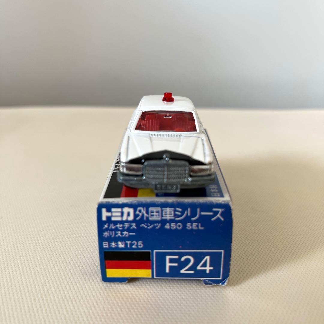 トミカ　外国車シリーズ F24 メルセデス ベンツ 450 SEL ポリスカー