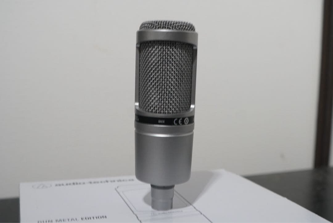 audio-technica AT2020 ガンメタルエディション