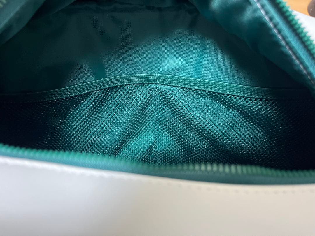 ち*び様 adidas×Bogey Boys ボストンバッグ ホワイト/グリーン