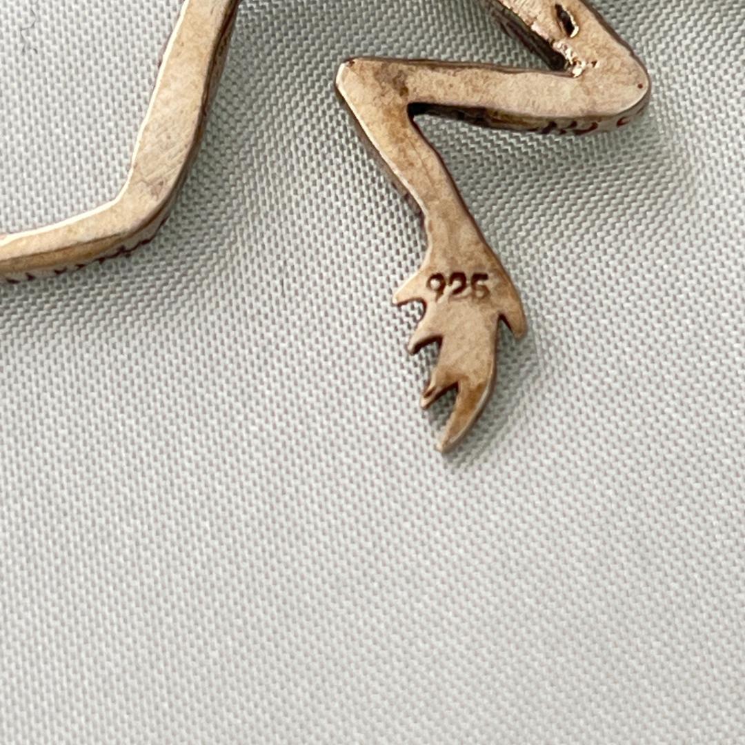 【英国】 【純銀】カエルのブローチ　ピン