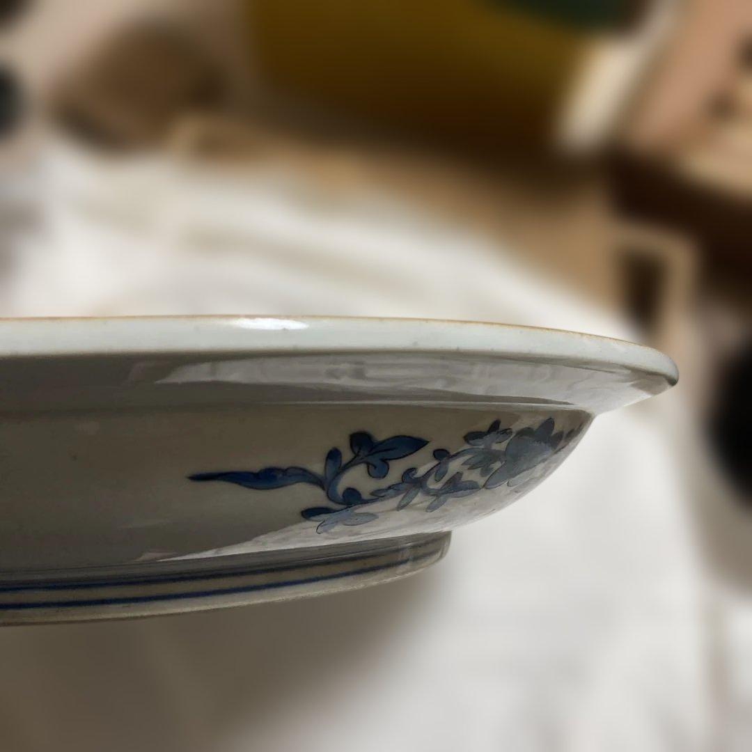 金彩鳥紋　平鉢　九谷　北山雲平氏作　37㎝　共箱入