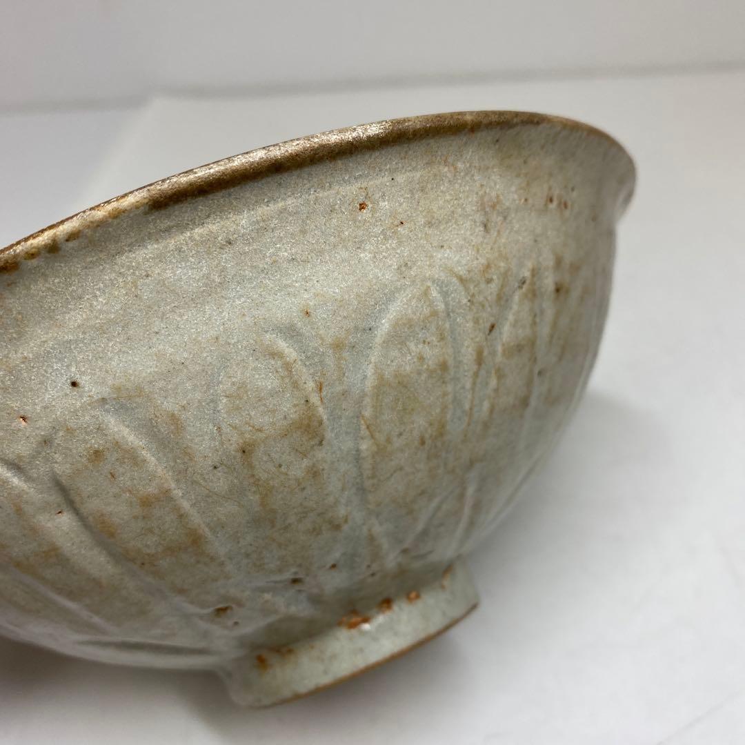 中国宋時代　青白磁鉢　幅約17.3㎝　東さ7-0616②