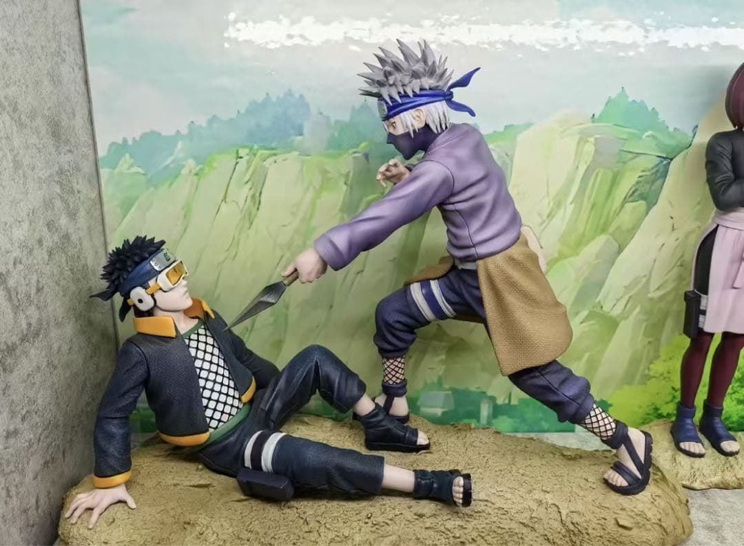 ナルト Chikara-STUDIO はたけカカシvsうちはオビトフィギュア