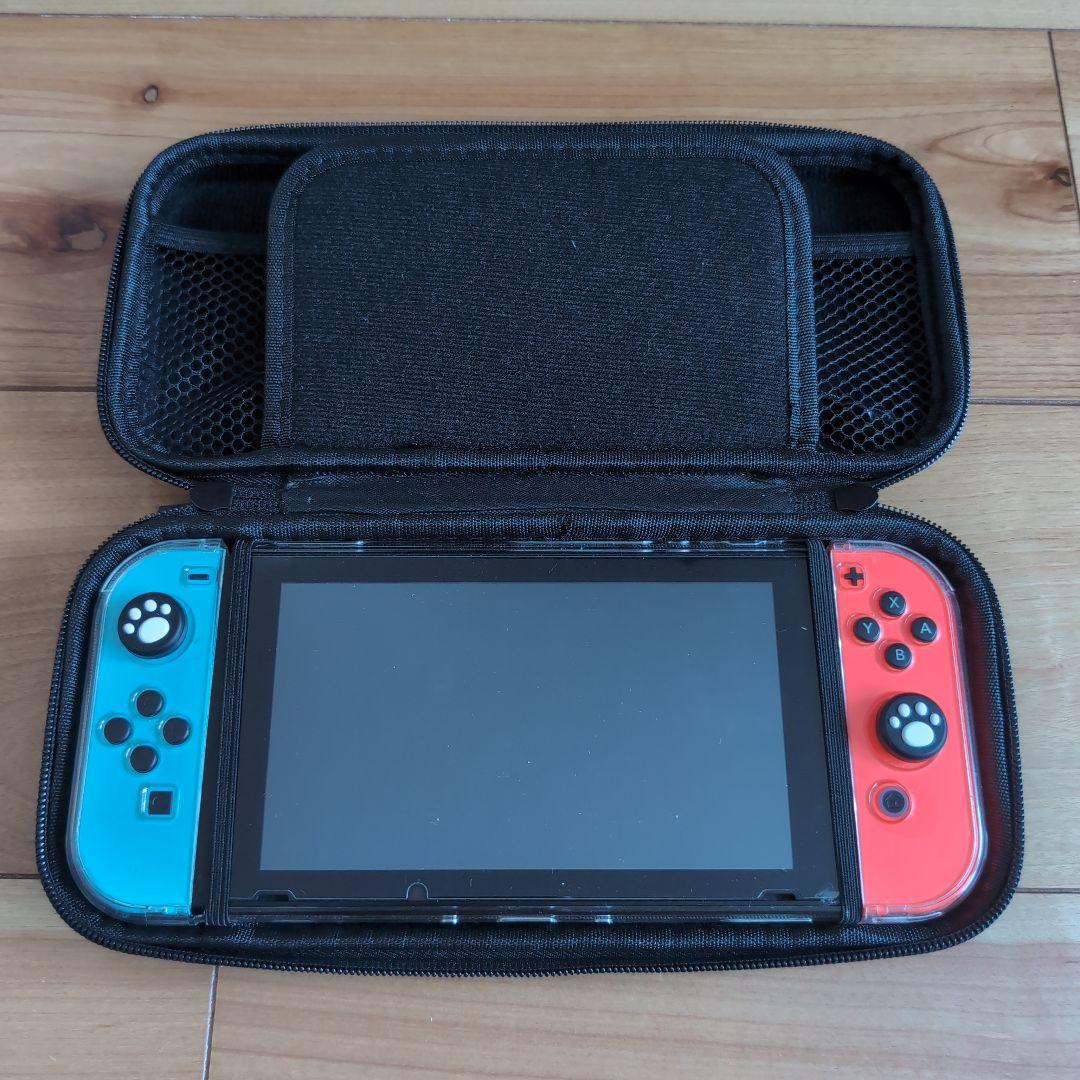 【動作確認、初期化済】Nintendo Switch 本体+ケースセット