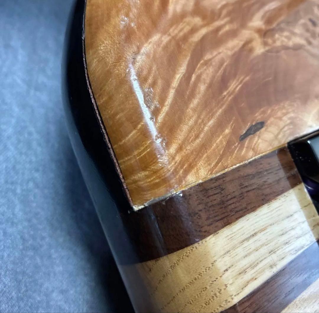 個人工房　5弦ベース　抜け殻　フレットレス