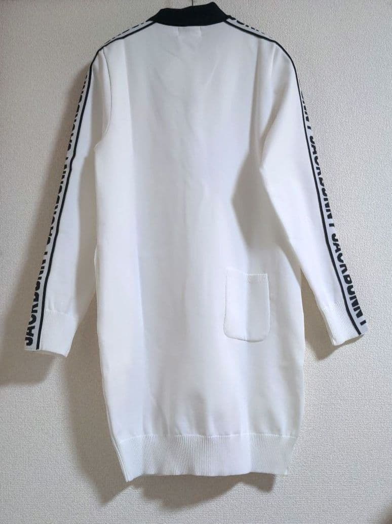 再再再値下げ新品　ジャックバニー　ニットワンピース1 白×黒　定価18700円