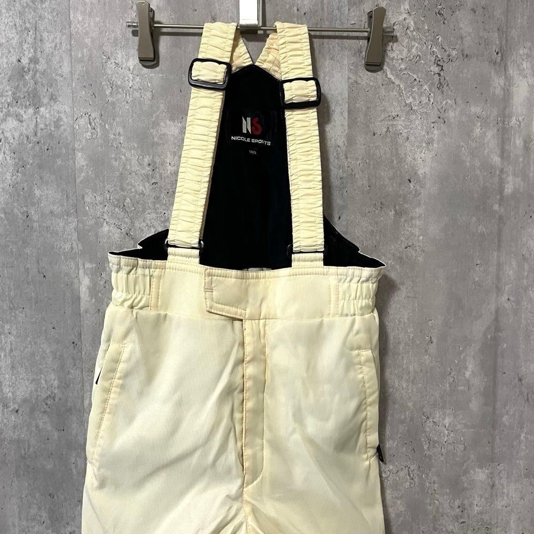 NICOLESPORTS キッズ　スキーウェア 上下セット　140 ロゴ刺繍