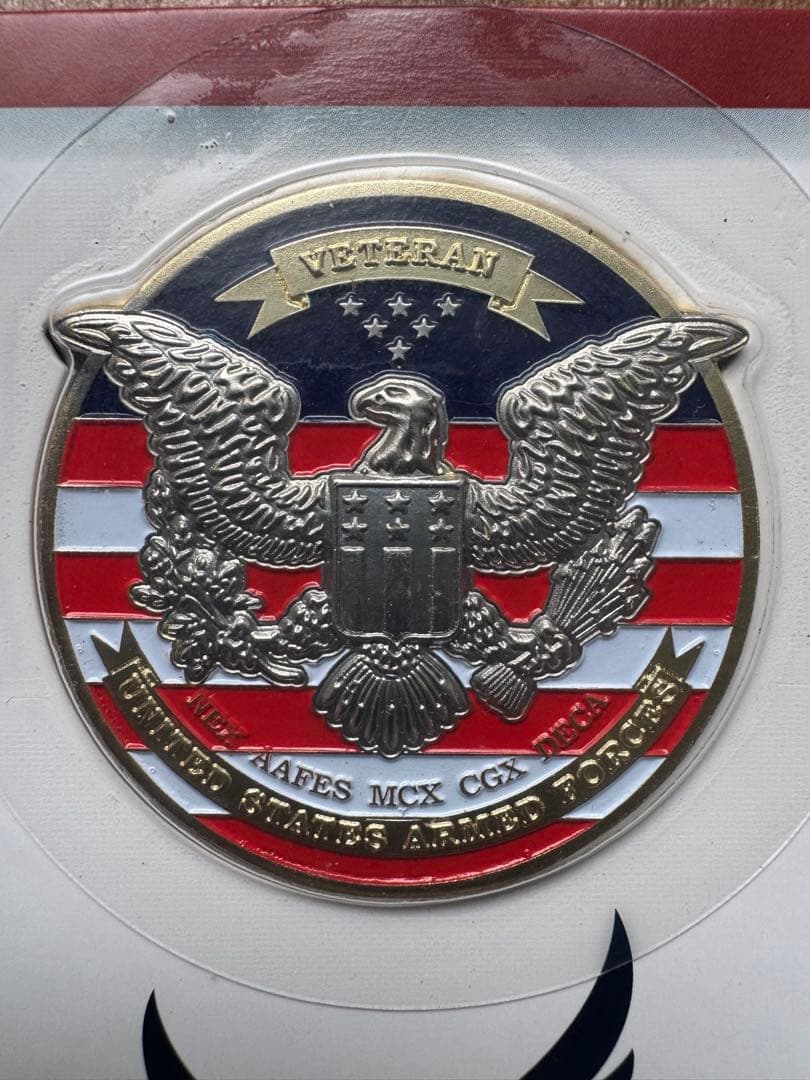 米軍実物本物非売品アメリカ合衆国軍退役軍人ヴァンガード社製限定版チャレンジ