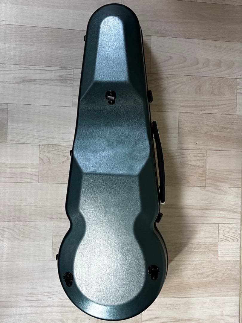 カーボンファイバービオラケース軽量、ダークグリーン、新品未使用、送料無料