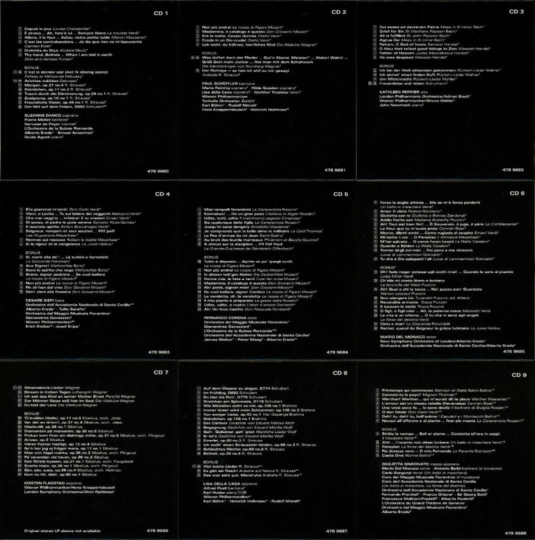 デッカ・サウンド ヴォーカルリサイタル 55枚組